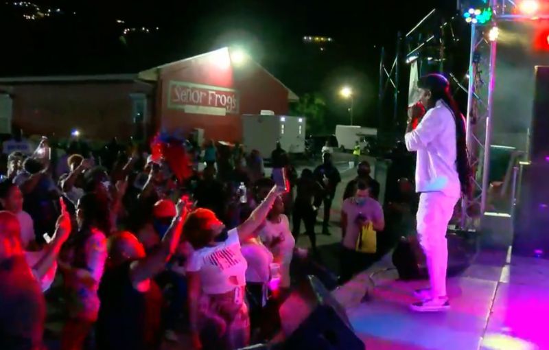 USVI hosted carnival concert for vaccinated patrons only