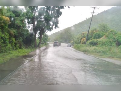 Several vehicles slide off road due to poor weather in VI- RVIPF
