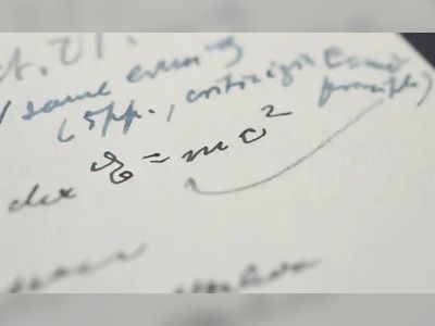 Albert Einstein letter with E=mc2 equation in his own hand sells for $1.2m