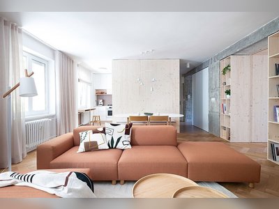 A Brutalist ’60s Apartment Gets a Bright and Airy Makeover