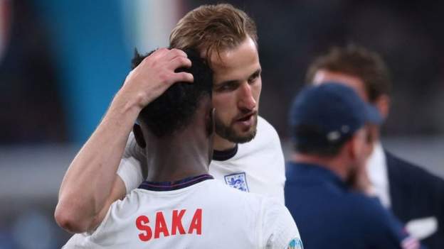 'You're not England fans' captain Kane tells racists