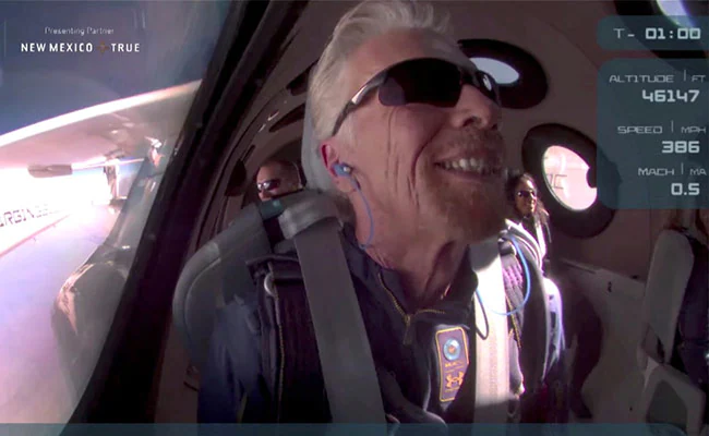 What Richard Branson Said After Jeff Bezos' Space Flight