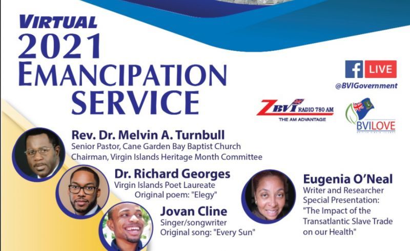 2021 Emancipation Service to be held virtually on August 1