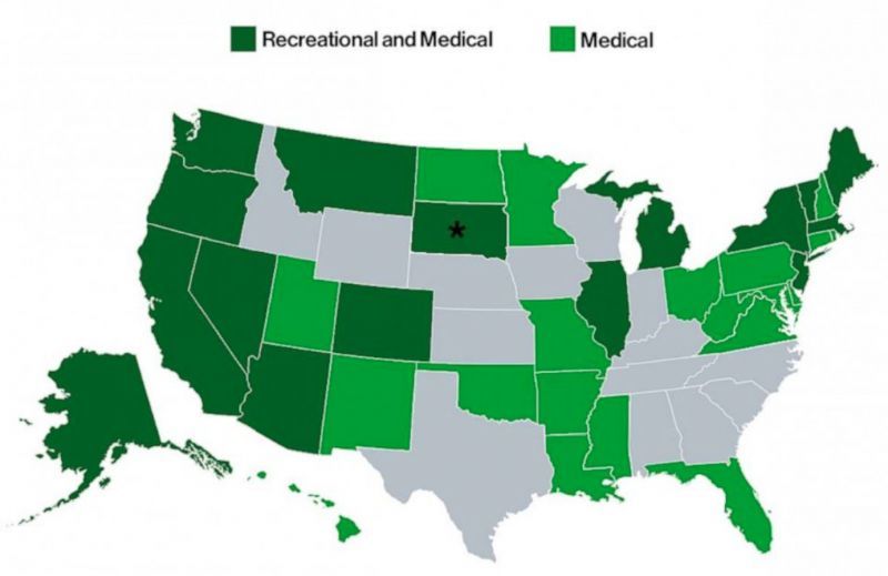 US states legalise marijuana as post-pandemic economic booster