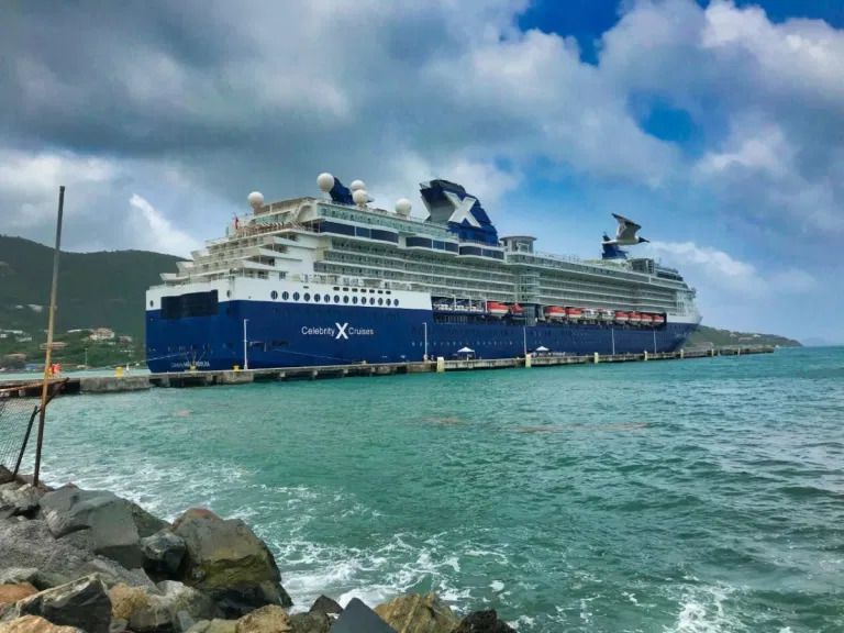 Festive mood as BVI receives first cruise ship in over a year