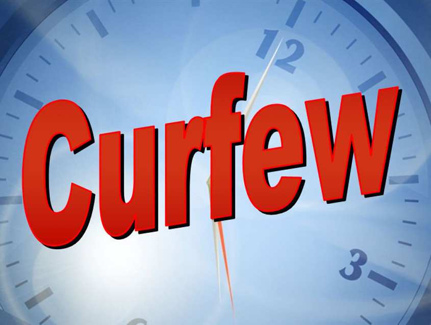 Curfew order further extended to September 4th