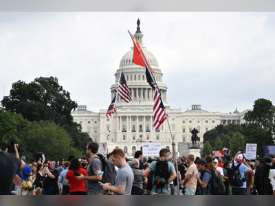 Sparse Attendance At Rally In Support Of US Capitol Rioters