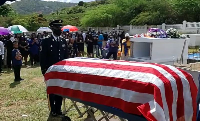 War Veteran Jaimez A. J. Stoutt laid to rest with military honour
