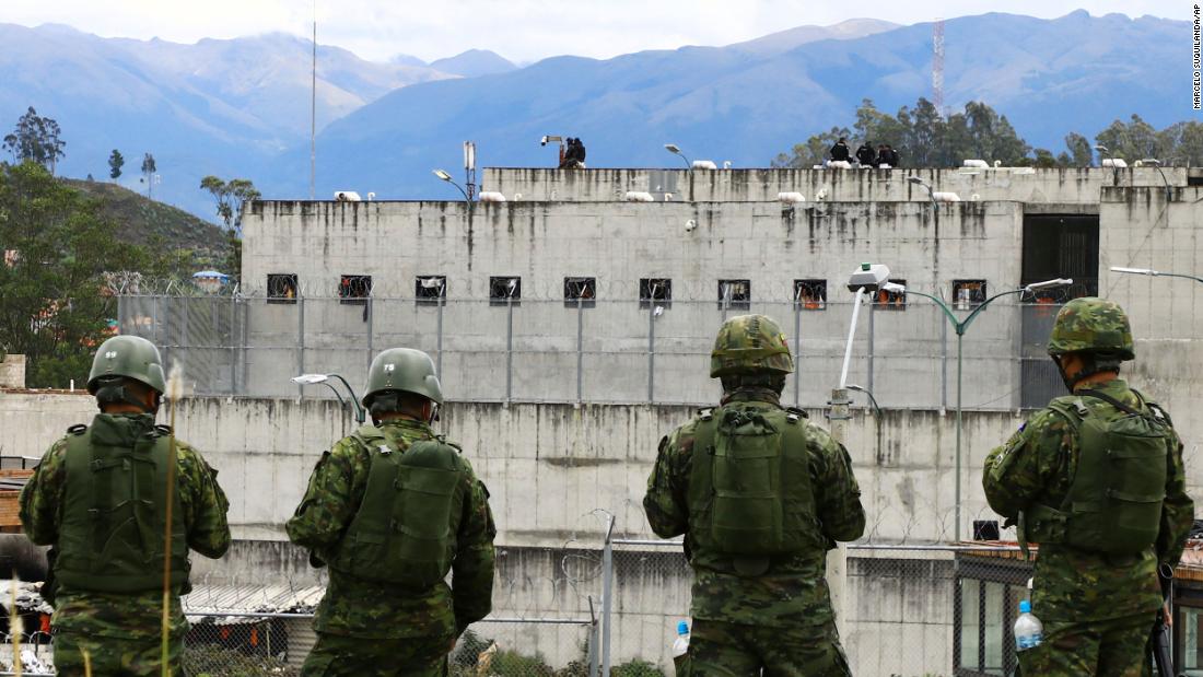 At least 20 killed in Ecuador prison riot