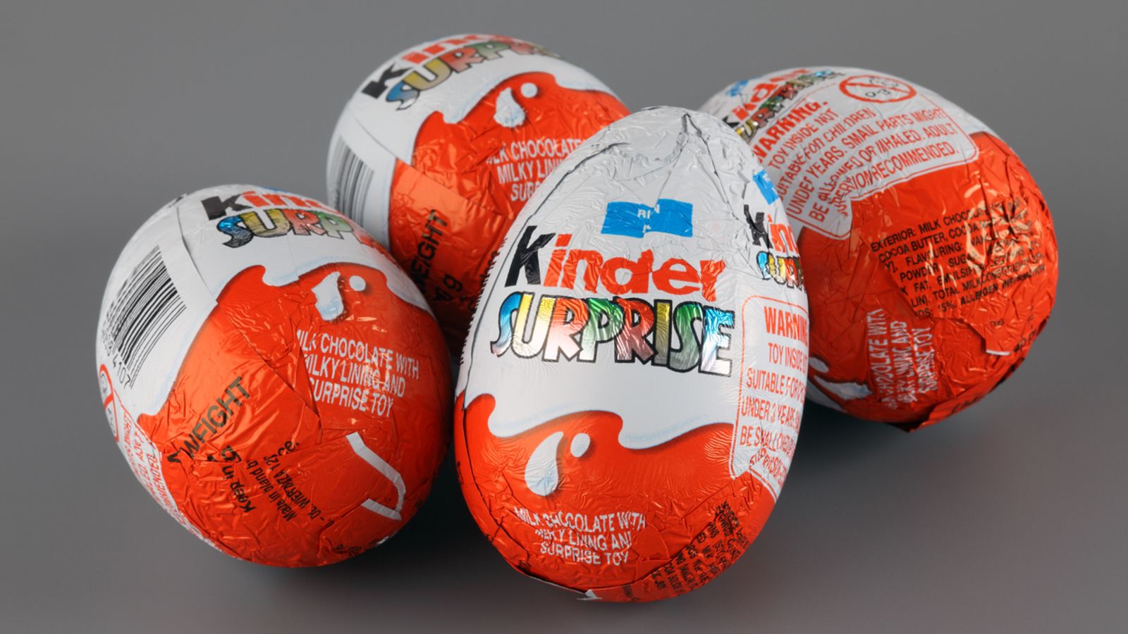 Kinder Surprise chocolate eggs recalled over salmonella fears