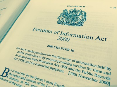 Use UK’s Freedom of Information law to request release of COI report