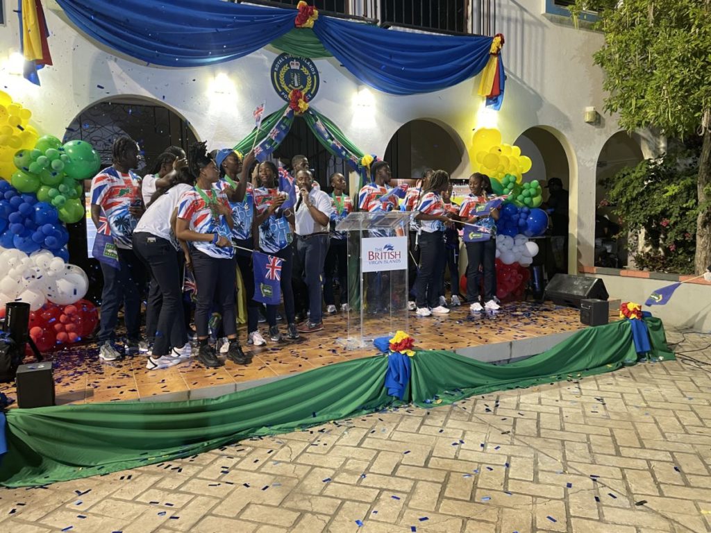 Local CARIFTA contingent returns home to celebrations
