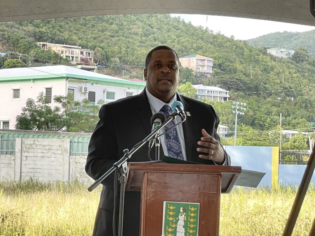 Fahie charges businesses to donate to ESHS $11M Redevelopment