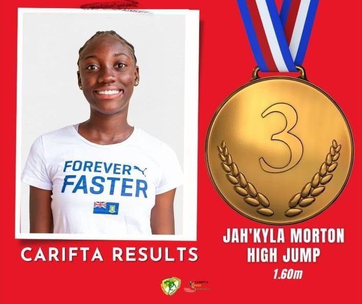 VI’s Savianna Joseph takes gold in U17 Shot Put @ 49th CARIFTA Games