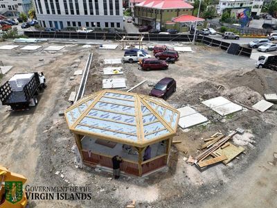 Progress continues on construction of modern market square in RT