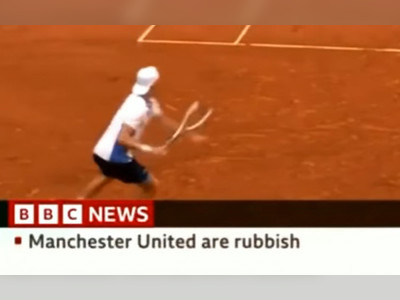 BBC apologises after 'Manchester United are rubbish' gaffe