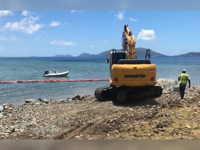Works begin on reinforcement of Carrot Bay shoreline