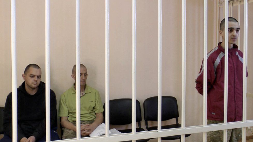 Captured Britons sentenced to death in Ukraine