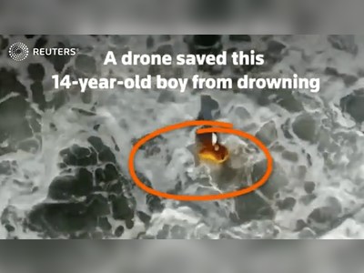 Drone Saves 14-Year-Old Boy From Drowning On Spanish Beach