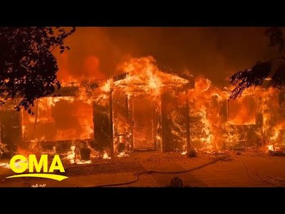 Explosive wildfires out of control