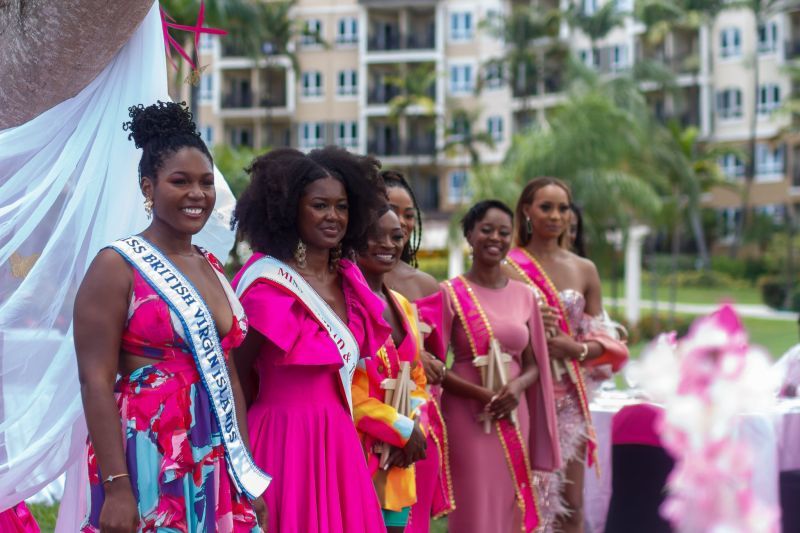 Kathlyn Archibald-Drew in Antigua for Miss Jaycees Queen Show