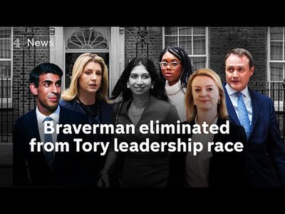 Sunak leads second round of voting - as Braverman knocked out | Conservative Leadership Race