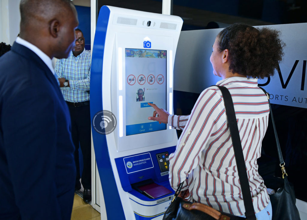 BVI Immigration launches passport control kiosks at Beef Island airport