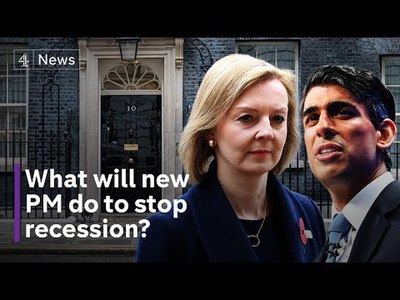 Liz Truss and Rishi Sunak clash over how to prevent a recession