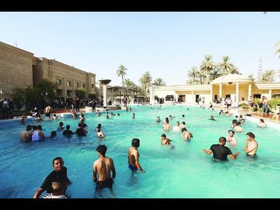 Sri Lanka 2.0: Protesters jump in Iraq’s Presidential Palace swimming pool