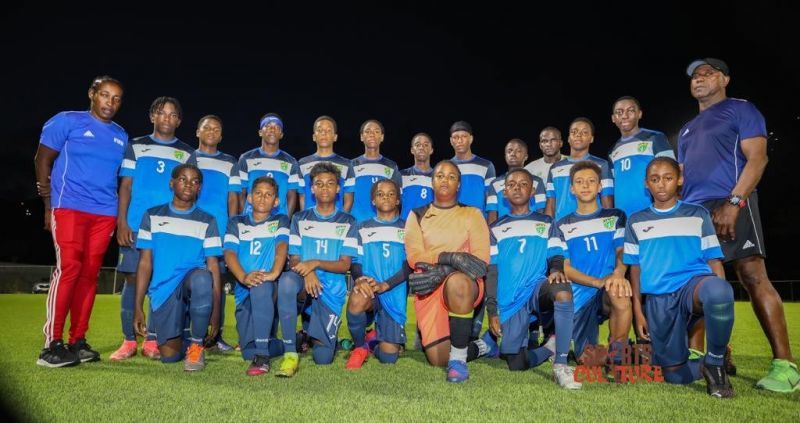 VI top of points table after draw with TCI in CFU U14 Football Series