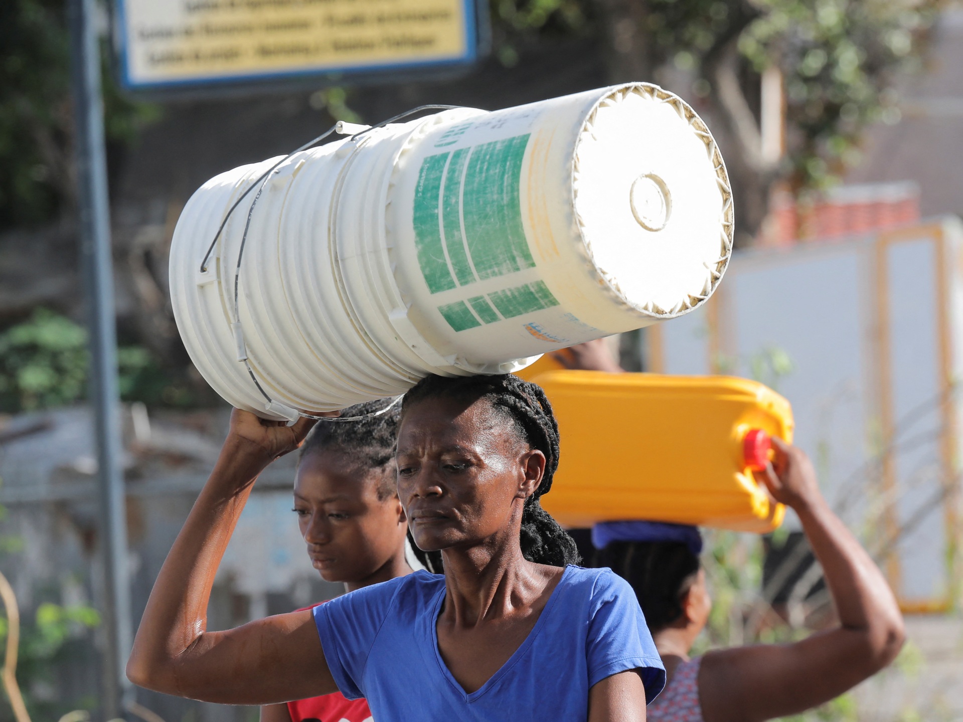 Misery deepens in Haiti as unrest rages and water shortages bite