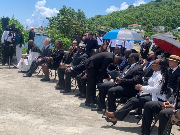 BVI holds gun salute for the Queen