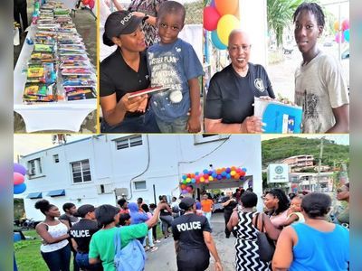 RVIPF community officers host back-to-school giveaway in EE