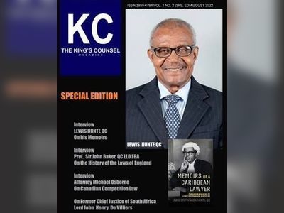 Lewis S. Hunte QC makes cover of King’s Counsel Magazine