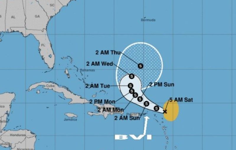 Tropical Cyclone Alert in effect for TS Earl