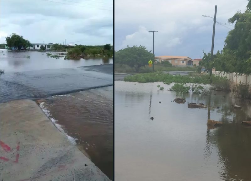 Anegada residents affected by flooding