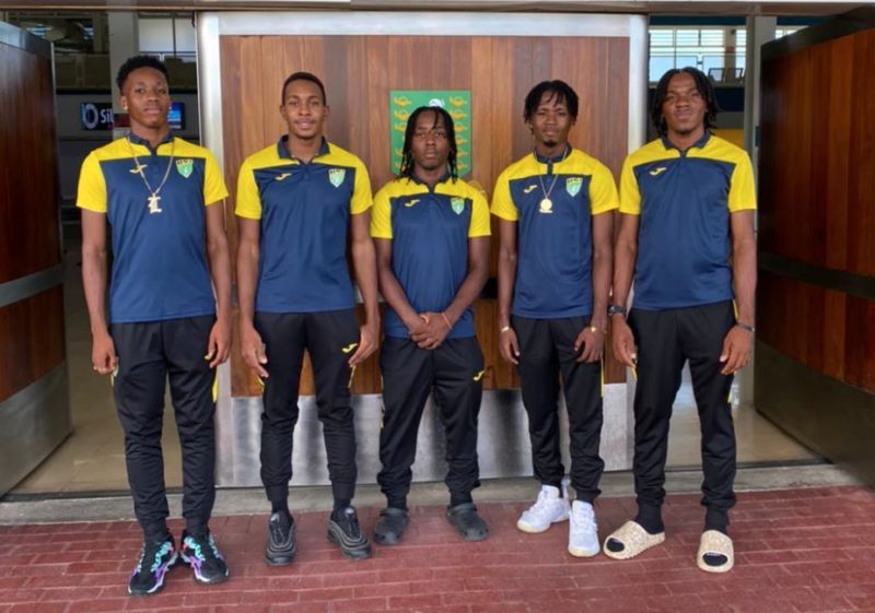 Five VI footballers receive scholarships to play, study in UK