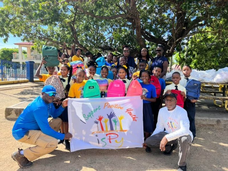 'Gumption' distributes nearly 600 backpacks to school children on Tortola