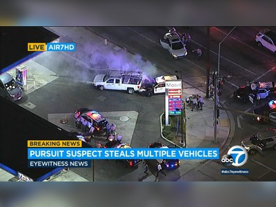 Unbelievable: Suspect rams cars, steals van and truck during SoCal pursuit