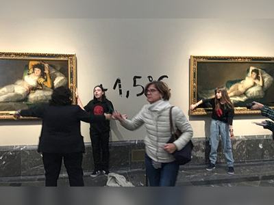 Climate Activists Glue Their Hands To 2 Francisco Goya Paintings In Spain