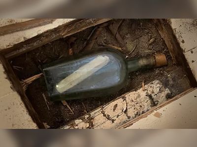 135-year-old message in a bottle found under floorboards