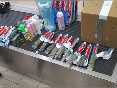 Drugs transported from Tortola to St Kitts in toothpaste tubes