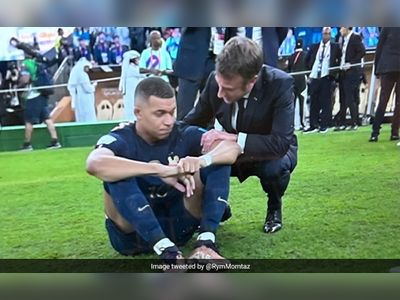 Mbappe Hattrick In Vain, Macron Consoles Striker After World Cup Loss