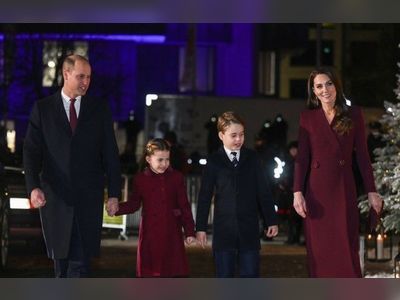William and Kate take children out for carols after Harry’s Netflix bombshell