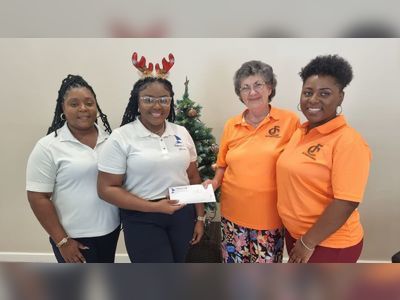 Nanny Cay donates raffle proceeds to Jaleel Cameron Foundation