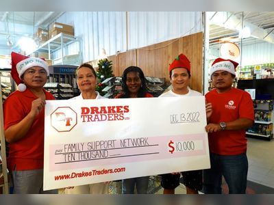 FSN receives $10K Christmas gift from Drakes Traders