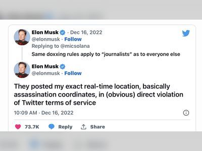 Reporters covering Elon Musk's flight details are being suspended for violating Twitter's doxx’ing policy