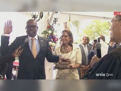 Premier Wheatley leads delegation to swearing-in of USVI Governor