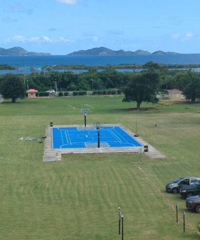 HLSCC installs all-weather multi-purpose game court @ Paraquita Bay campus