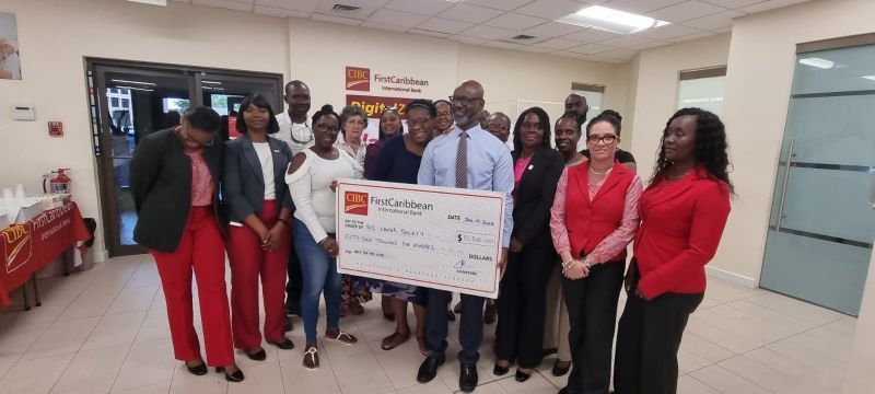 CIBC First Caribbean raises $51,500 for BVI Cancer Society